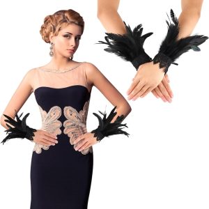 Feather wrist/arm/feet cuffs