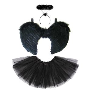 Black Angel Wing Set