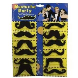 Fake moustache  12pcs set